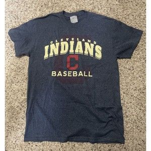 Cleveland Indians Baseball Shirt Mens MEDIUM